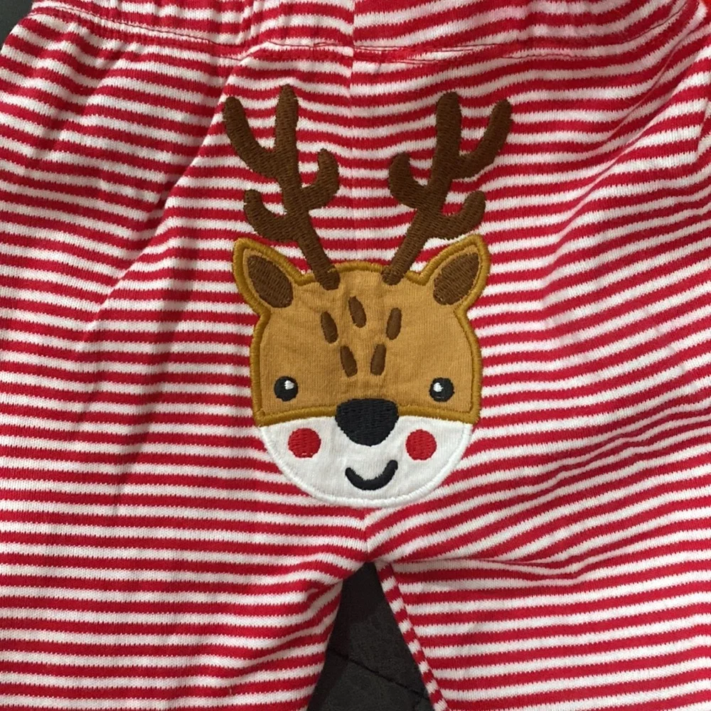 NWOT! Bundle Baby Christmas Reindeer‎ Pj Bottoms
